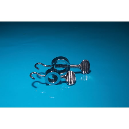 United Scientific Hook Collar Clamp, For 1/2" Diameter Rod HKCL01